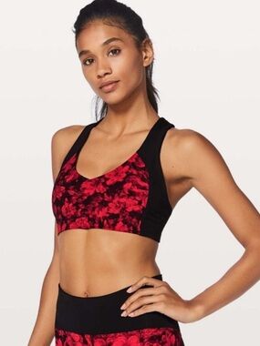 Lululemon Sweat Times Floral Bra